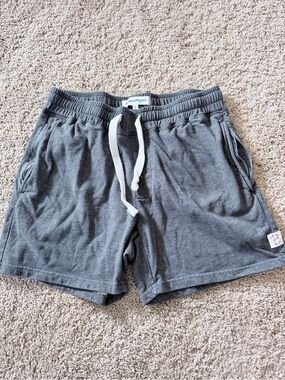 maamgic Men's Gray Casual Drawstring Shorts